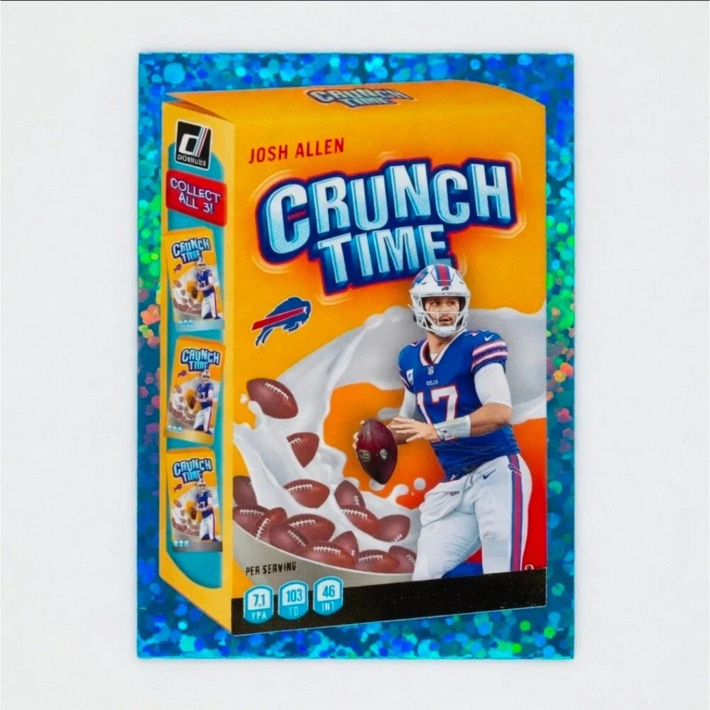 2022 Panini Donruss Crunch Time Josh Allen #CT-3 Buffalo Bills NFL Football Card - Picture 2 of 3